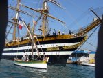 LE MANCHOT (Toulon) devant l'AMERIGO VESPUCCI (Italie)